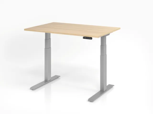 bureau assis-debout à régl. de haut. élec. HxlxP 640-1290x1200x800m