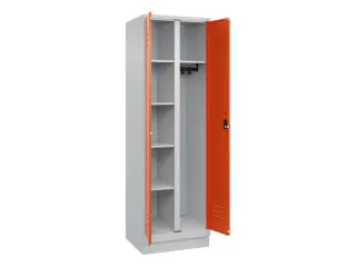 wasgoedverdeelkast,HxBxD 1950x600x500mm,vak B 300mm,draaigrendel - 2