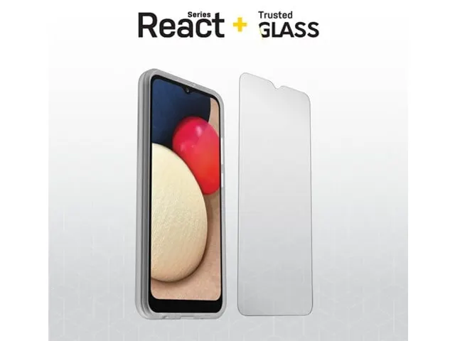 OtterBox React Case + Trusted Glass Samsung Galaxy A02S