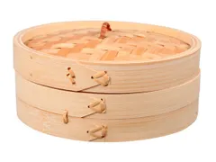 Cosy en Trendy Stoommandje bamboe D 15XH8cm per stuk