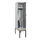 locker met bank,HxBxD 2120x400x815mm,1vak,vak B 400mm,draaigrendel