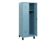 schoollocker,HxBxD 1630x600x500mm,2vak,vak B 300mm,cil.-slot,voeten