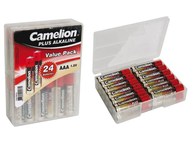 Alkaline AAA / Lr3 1.5V - 1200Mah (24 St./plastic Doos)