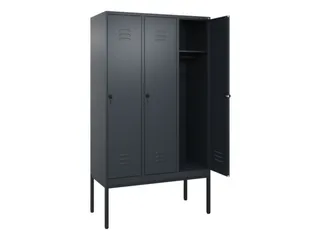 locker,HxBxD 2120x1200x500mm,3vak,vak B 400mm,draaigrendel - 2