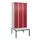 Z-garderobekast,HxBxD 2120x900x815mm,6vak,vak B 300mm,cil.-slot
