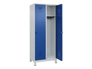 locker,HxBxD 1950x800x500mm,2vak,vak B 400mm,draaigrendel,voeten - 2