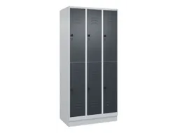 dubbeldekse locker,HxBxD 1950x900x500mm,3x2vak.,vak B 300mm
