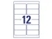 Etiket Avery L4776REV-20 99.1x42.3mm wit 240stuks