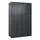dubbeldekse locker,HxBxD 1850x1200x500mm,4x2vak.,vak B 300mm,cil.-slot