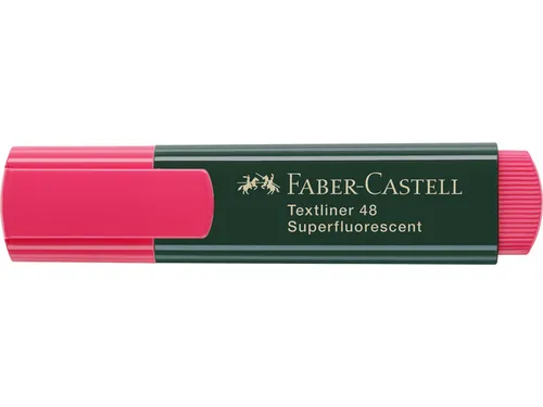 Markeerstift Faber-Castell neon 48 rood