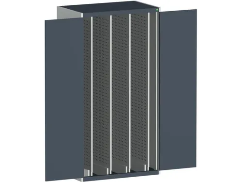 verticale kast,HxBxD 2000x1050x650mm,deur m. perforaties