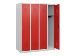 schoollocker,HxBxD 1530x1200x500mm,4vak,vak B 300mm,cil.-slot