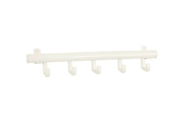 Wandkapstok Techno 5 Wit