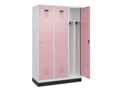 locker voor scheiding van kleding,HxBxD 1950x1200x500mm,3vak