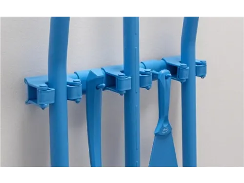 Vikan hygiënisch Hi-Flex ophangsysteem 2 haken blauw 420mm
