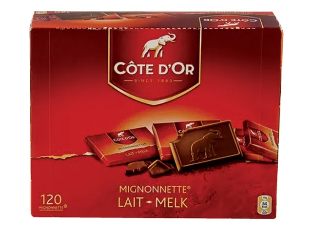 Chocolade Cote d'Or mignonnette melk 120x10 gram