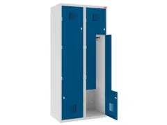 Z-garderobekast,HxBxD 1800x800x500mm,draaigrendel,romp RAL7035