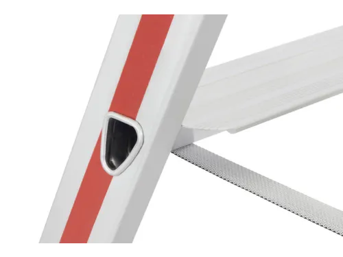 trapladder,beide zijden,2x3treden,Stand H 0,19m,balk L 0,78m,aluminium