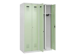locker voor scheiding van kleding,HxBxD 1850x1200x500mm,4vak - 1