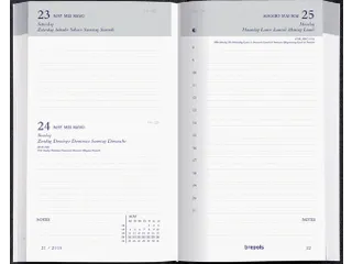 Agenda 2027 Brepols Breform Seta 1dag/1pagina zwart - 1