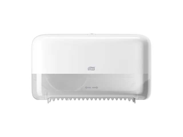 Tork 558040 T7 OptiServe Hulsloos Toiletpapier Dispenser Elevation Wit