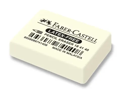 Gomme Faber Castell 7041 34x26x8mm blanc