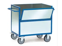 Chariots caisses en tôle