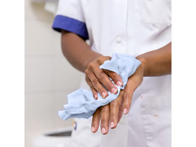 Tork 128208 M2 Wiping Poetspapier Advanced 1-laags Blauw 320m