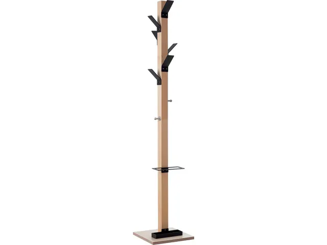 Kapstok Easycloth model B, uit hout, wit