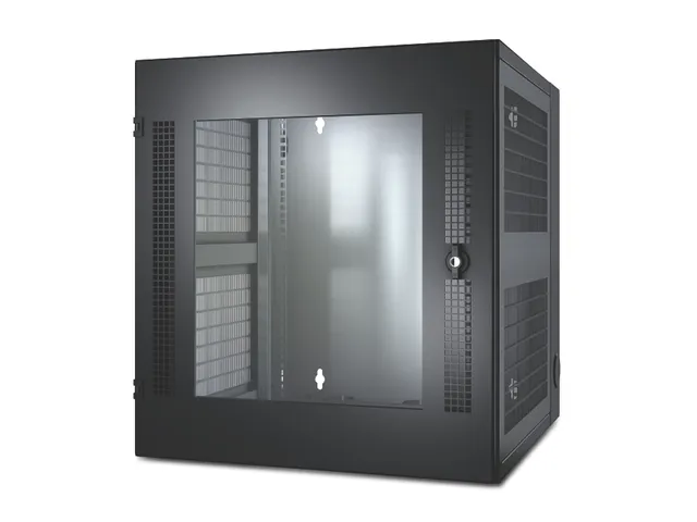 APC NetShelter WX AR100 13U/HE hoog, 19inch Wandkast, Muurbevestiging,