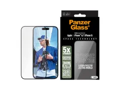 PanzerGlass Ceramic Screen Protector iPhone 16 | 15 | Ultra-Wide Fi