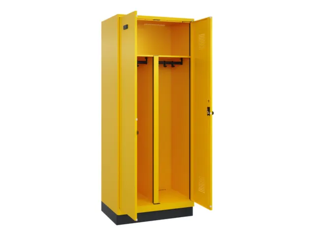 PBM-locker,HxBxD 1950x800x500mm,2vak,vak B 400mm,draaigrendel