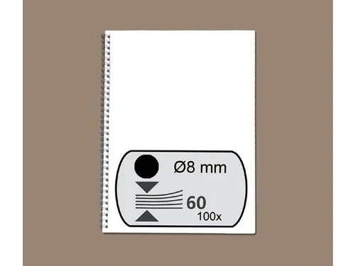 Draadrug Fellowes 8mm 34-rings A4 Zwart 100 Stuks