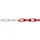Afzetketting Nylon L 50M Breuklast 340Dn Rood/wit