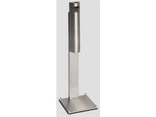 Staande Asbak 3.5 liter Hxbxd 1250x310x310mm Afsluitbaar Rvs