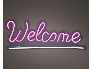 Ledbord Lumineo indoor USB neon Welcome - 4