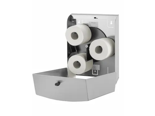 Toiletpapier dispenser RVS Voor Standaard Toiletrollen 3 Rollen