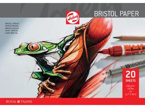 Bristol papier 250 g 29,7 x 42 cm A3 20 vel