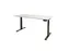 Dextro Plus Zit-sta Bureau Elektrisch 140x80 Krijtwit 25mm Zwart