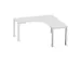 bureau à retour à hauteur réglable,HxlxP 720-840x1600x1600mm,Bl-bla