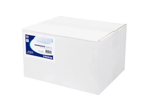 Handdoekpapier 220026 Euro minifold CEL 2-Laags 26.5x20.5cm 1800 Stuks