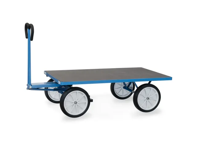 Handtrekwagens 6405v 4 Wielen 1000kg 1600x900mm Massief Rubber