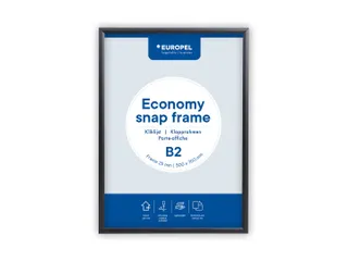 Kliklijst Europel Economy B2 50X70Cm 25Mm Zwart - 1