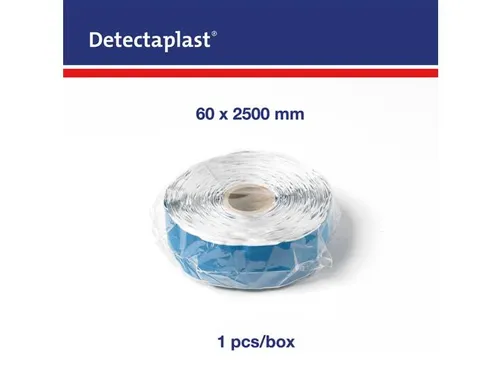 Detectaplast 8257 Textielpleister Elastisch Blauw 6 cm x 25 meter
