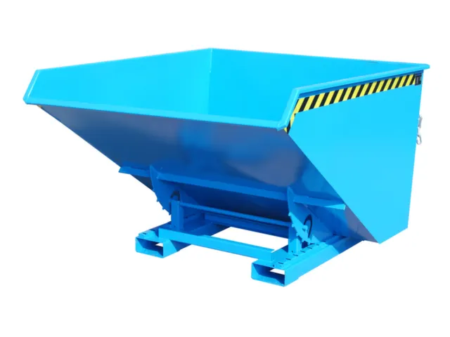 Kiepbak Hxbxd 1103x1570x1720mm 1.7m³ Afrolmechaniek Gelakt Ral5012