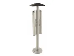 Vrijstaande Dubbele Asbakpaal Aluminium 5 Liter