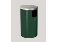 Afvalverzamelaar Wand-/Buisbevestiging 30 Liter Verzinkt Romp Ral6001