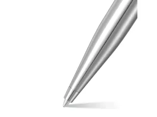 Balpen SHEAFFER VFM 9426 Brushed Chrome met chrome Trim - 7
