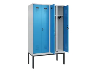 locker voor scheiding van kleding,HxBxD 2120x1200x500mm,4vak - 1