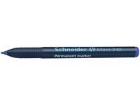 marker Schneider Maxx 240 permanent ronde punt blauw